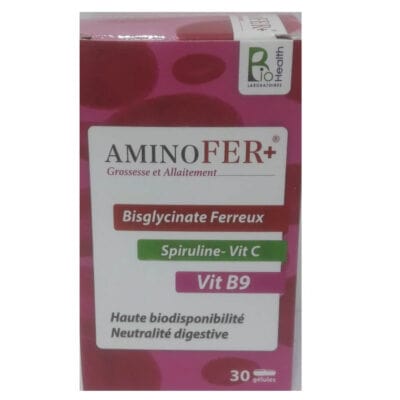 Biohealth Aminofer Plus Grossesse et Allaitement 30 Gélules