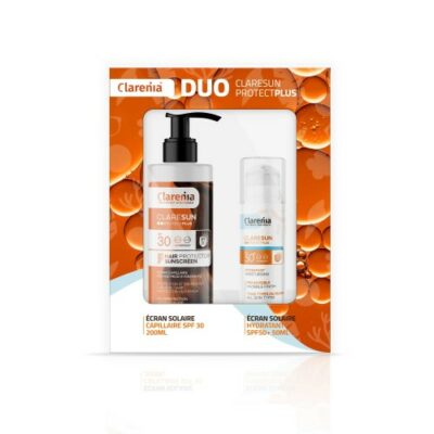 Clarenia duo ecran hydratant invisible + ecran cheveux -40%