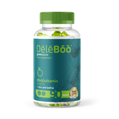 Deleboo Multivitamines Zinc+Iodine Pomme 90 Beans