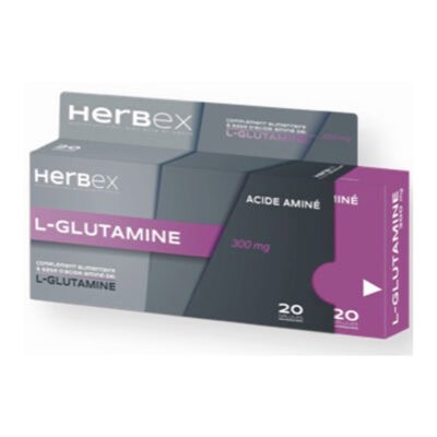 Herbex L-Glutamine 300mg 20 Gélules