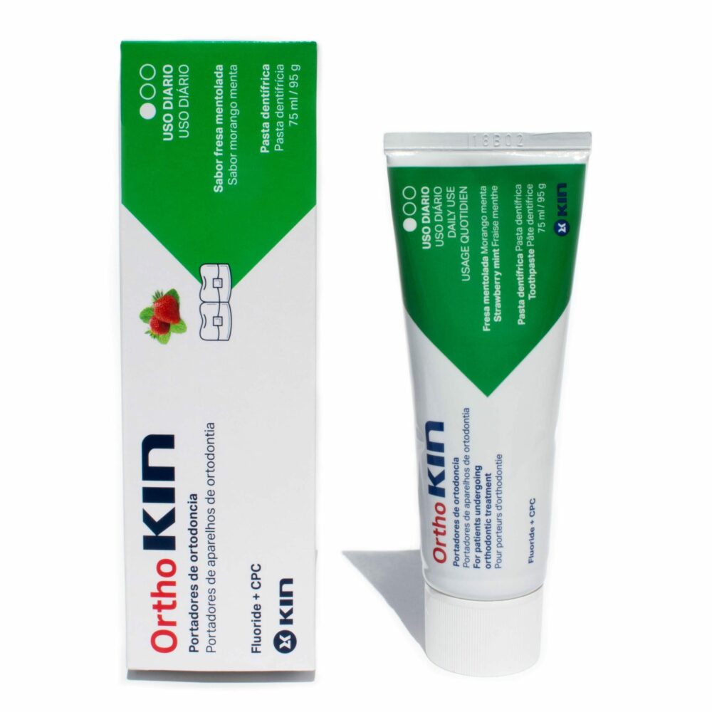 Kin dentifrice orthokin fraise mentholée 75ml