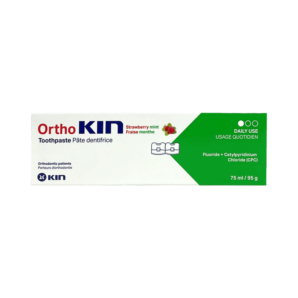 Kin dentifrice orthokin fraise mentholée 75ml