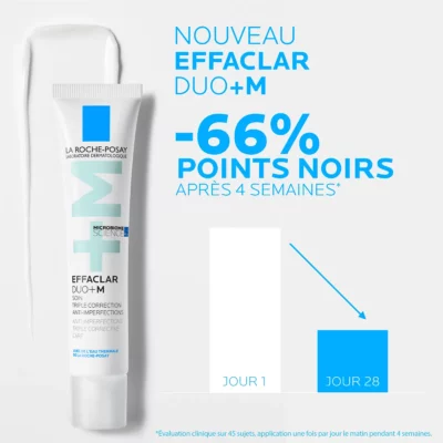 La roche posay effaclar duo+m soin triple correction anti-imperfections 40ml