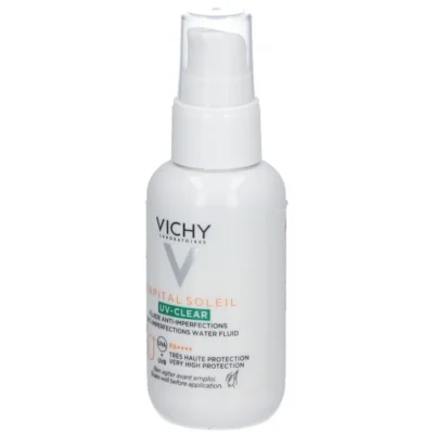 Vichy capital soleil uv clear fluide anti imperfections spf50+