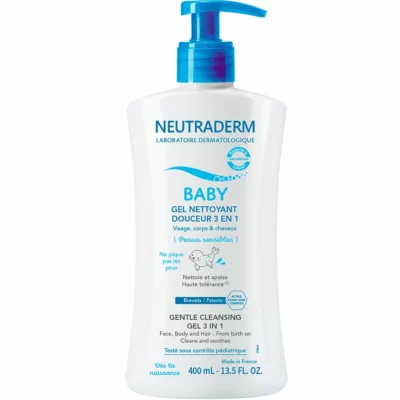 Neutraderm Baby Gel Nettoyant Douceur 3 en 1 400ml