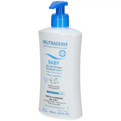 Neutraderm baby gel nettoyant douceur 3 en 1 400ml