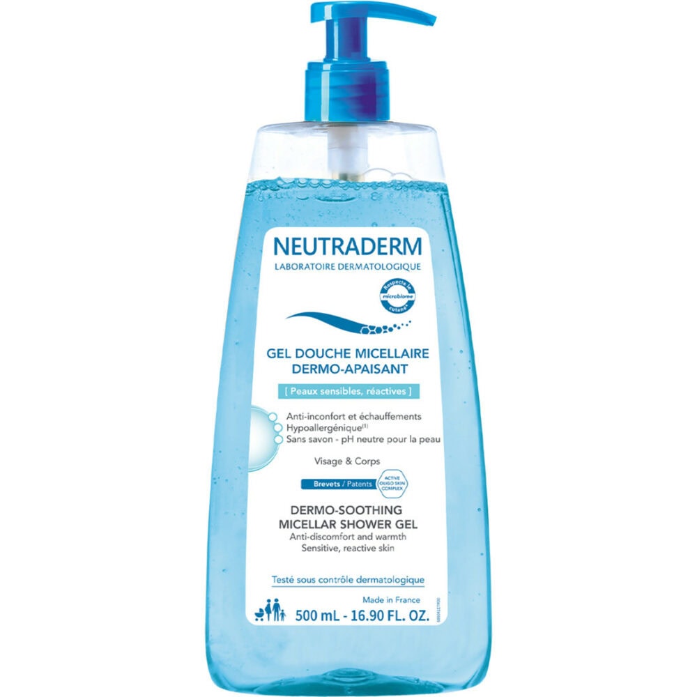 Neutraderm gel douche micellaire dermo-apaisant