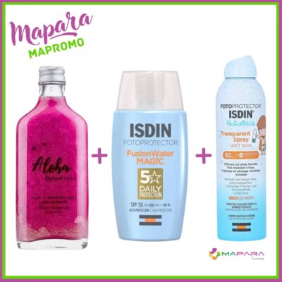 Trio Aloha Pink + ISDIN Écran Invisible + ISDIN Spray Pediatrics