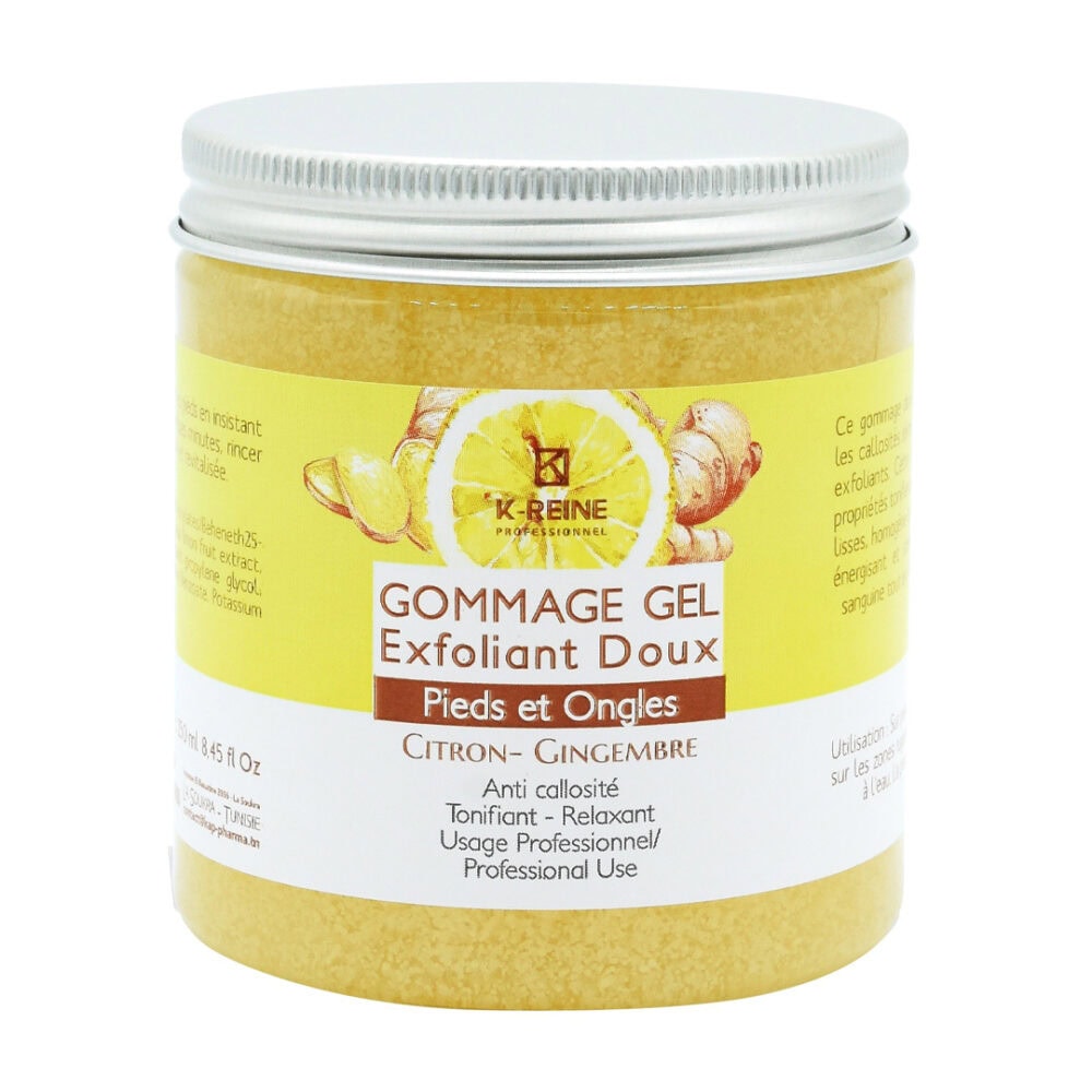 K-reine gommage gel pied citron gingembre 250ml