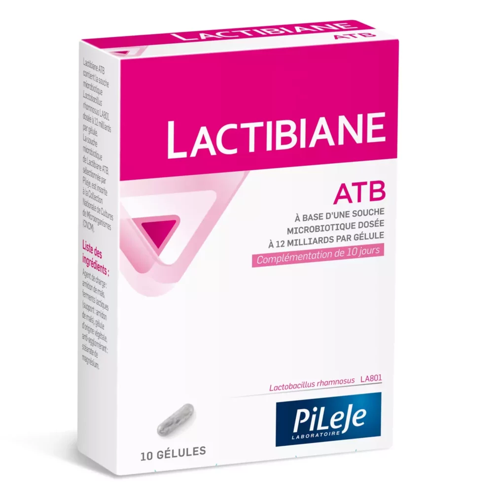 Pileje lactibiane microbiotiques atb 10 gélules