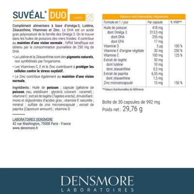 Densmore Suveal Duo Vision 30 Capsules