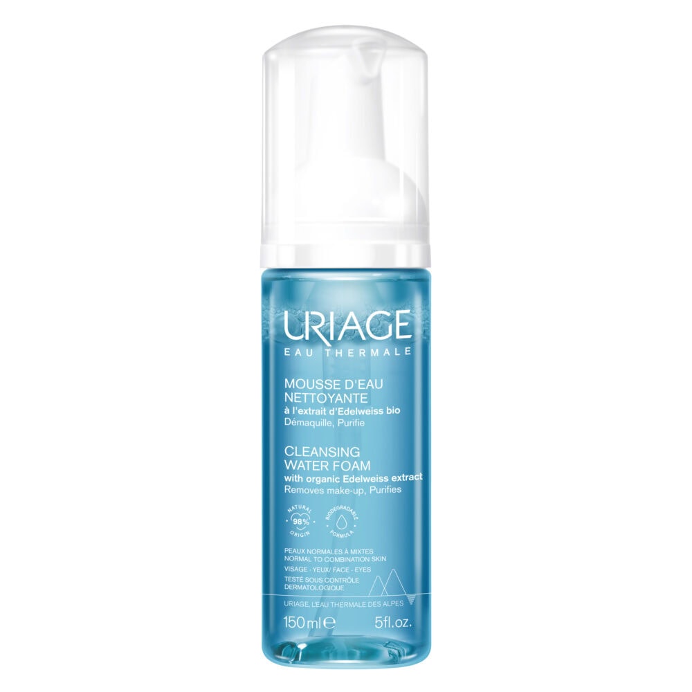 Uriage mousse d'eau nettoyante 150ml