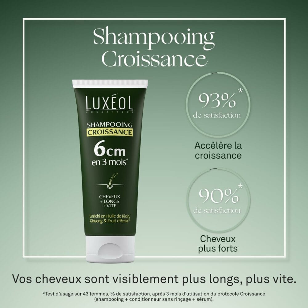 Luxéol shampooing croissance 200ml