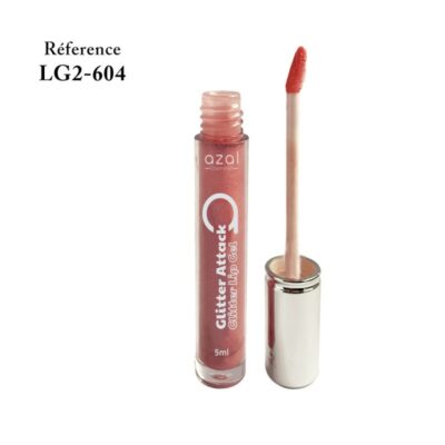 Azal lip gloss glitter attack 604 5ml