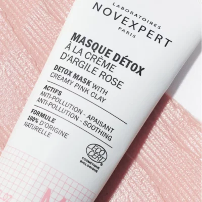 Novexpert masque détox à la crème d'argile rose 75ml