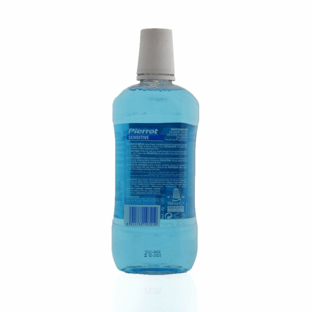 Pierrot bain de bouche bain de bouche sensitive 500ml