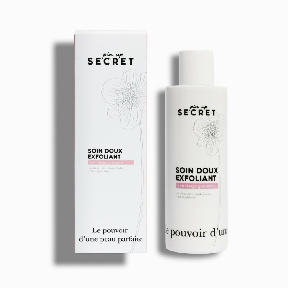 Pin up secret exfoliant visage et gommage visage - soin doux exfoliant 200ml