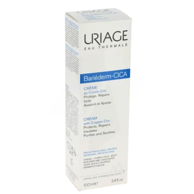 Uriage bariéderm cica crème réparatrice au cuivre-zinc 100ml