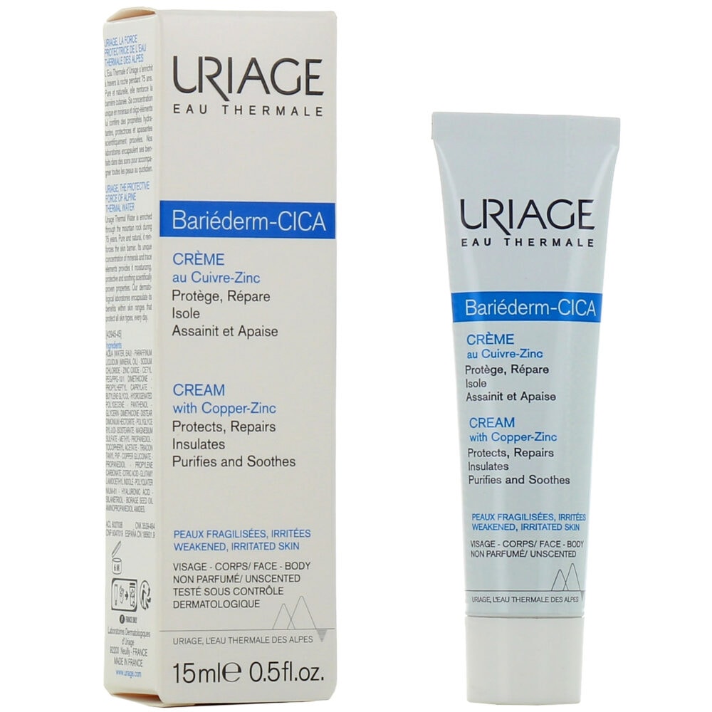 Uriage bariéderm cica crème réparatrice au cuivre-zinc 100ml