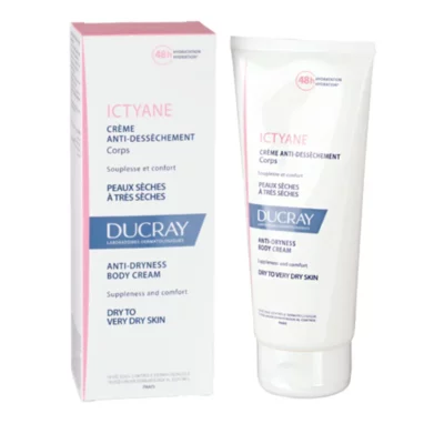 Ducray Ictyane Crème Émolliente Nutritive Visage et Corps 200ml