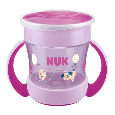 Nuk mini magic cup 6 mois et + 360° avec anses 160ml