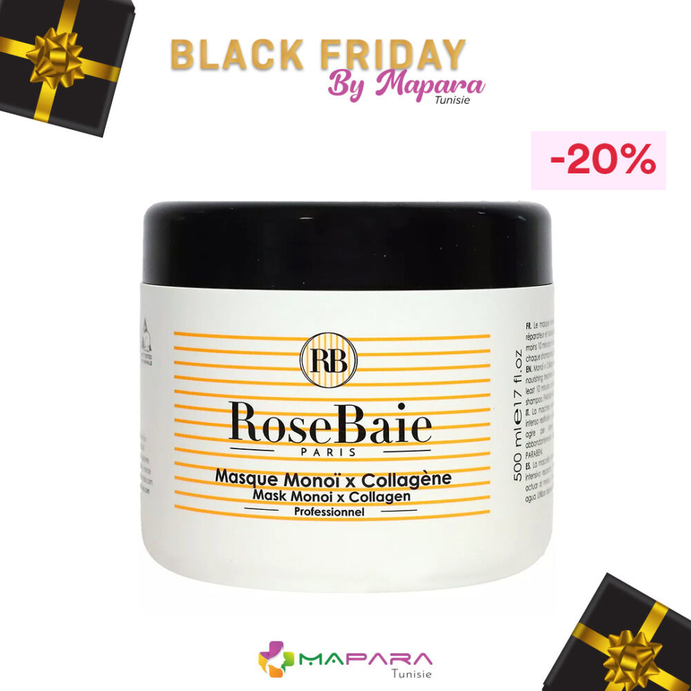 Rosebaie masque monoï collagène 500ml