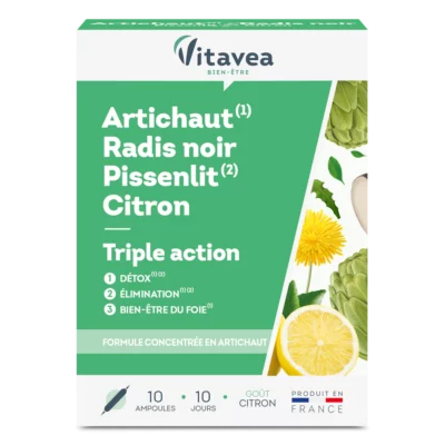 vitavea artichaut radis noir pissenlit citron