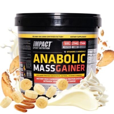 IMPACT Proteine Anabolic Mass Gainer Caramel 5Kg