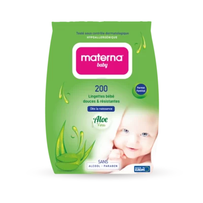 Materna Lingettes Format Familial 200 pièces