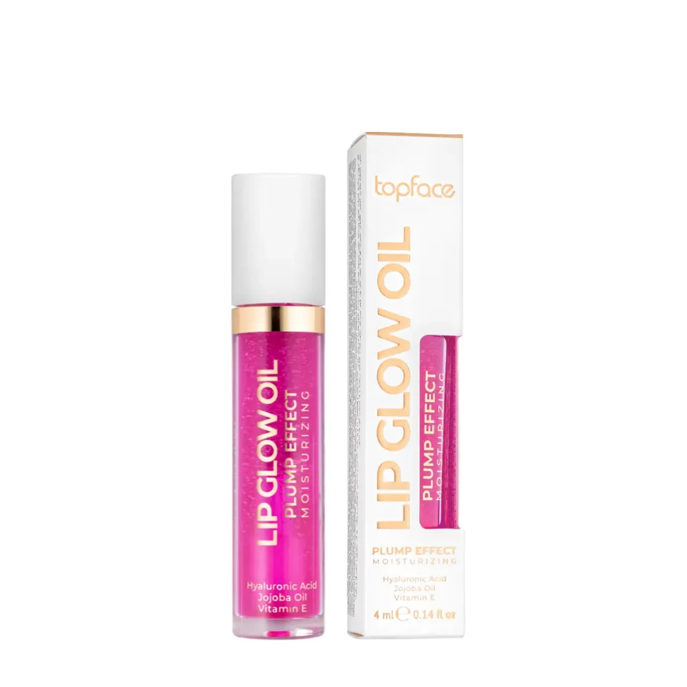 Topface lip glow oil plump effect raspberry 001