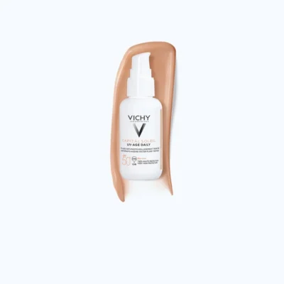 Vichy pack capital soleil uv-age daily teinte spf50+