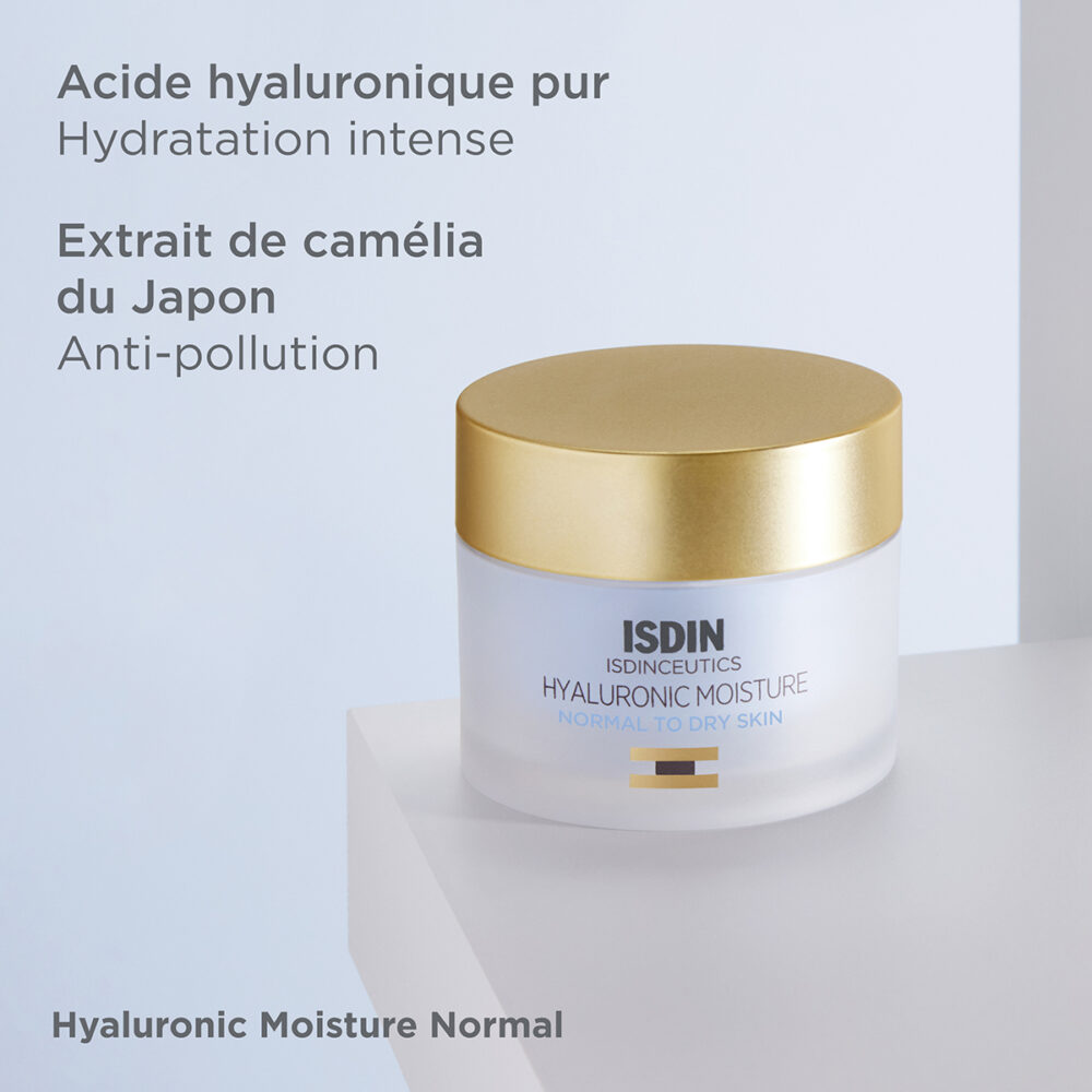 Isdin isdinceutics hyaluronic creme peau grasse et mixte 50g