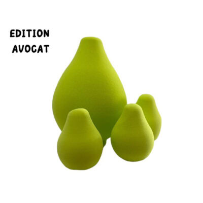 Azal Lot De 4 Éponges Fruit Edition Avocat