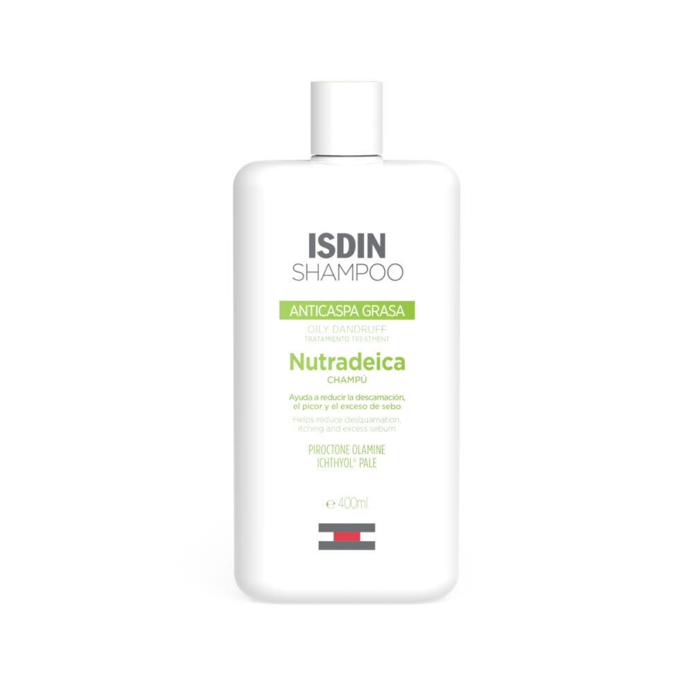 Isdin nutradeica shampooing anti-pelliculaire pellicules grasses 200ml