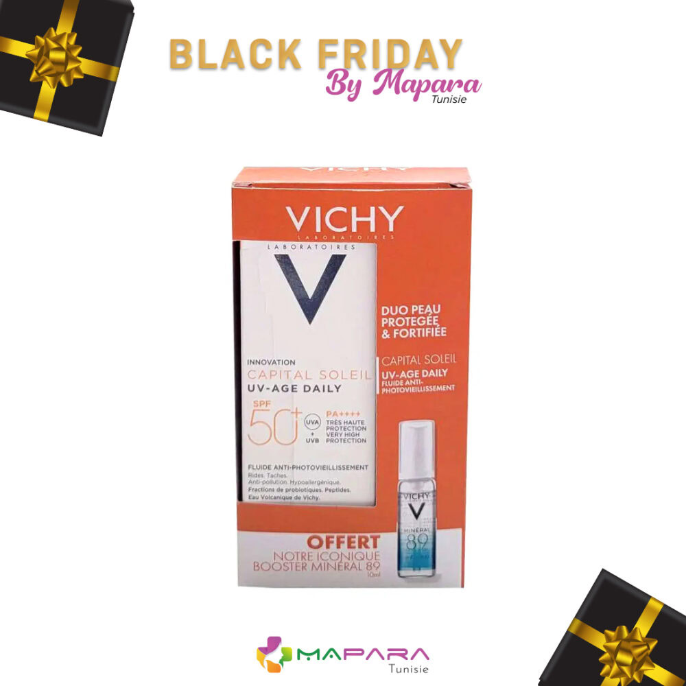 Vichy pack capital soleil uv-age daily spf50+