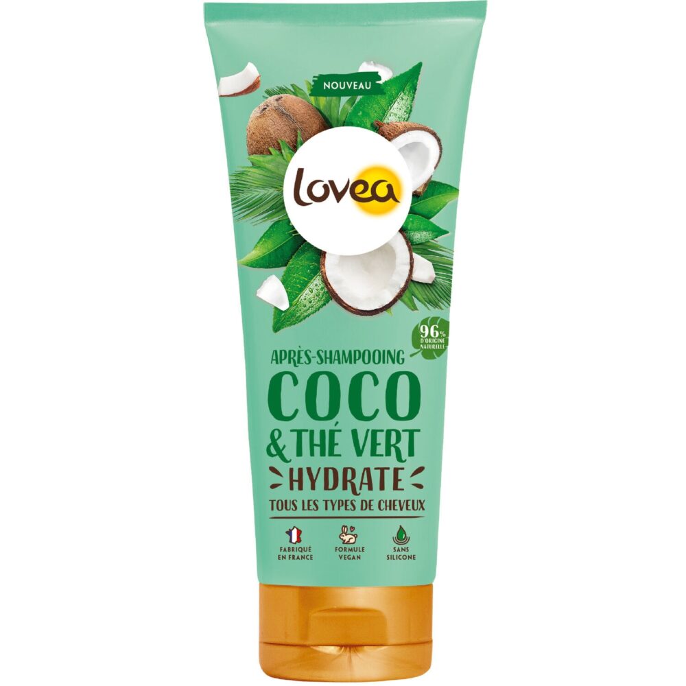 Lovea après-shampooing coco et thé vert 200ml