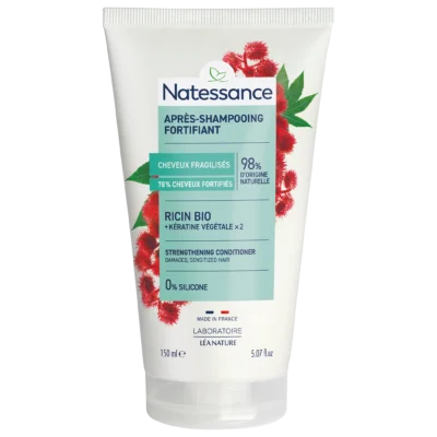 Natessance Après-shampooing Fortifiant Ricin et Kératine 150ml