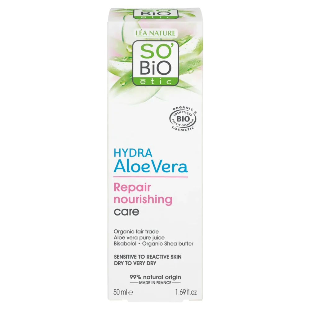 So bio hydra aloe vera soin nutritif réparateur 50ml