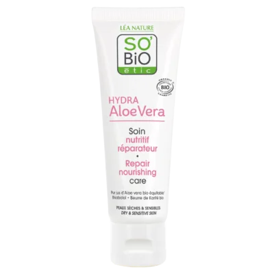 SO BIO Hydra Aloe Vera Soin Nutritif Réparateur 50ml