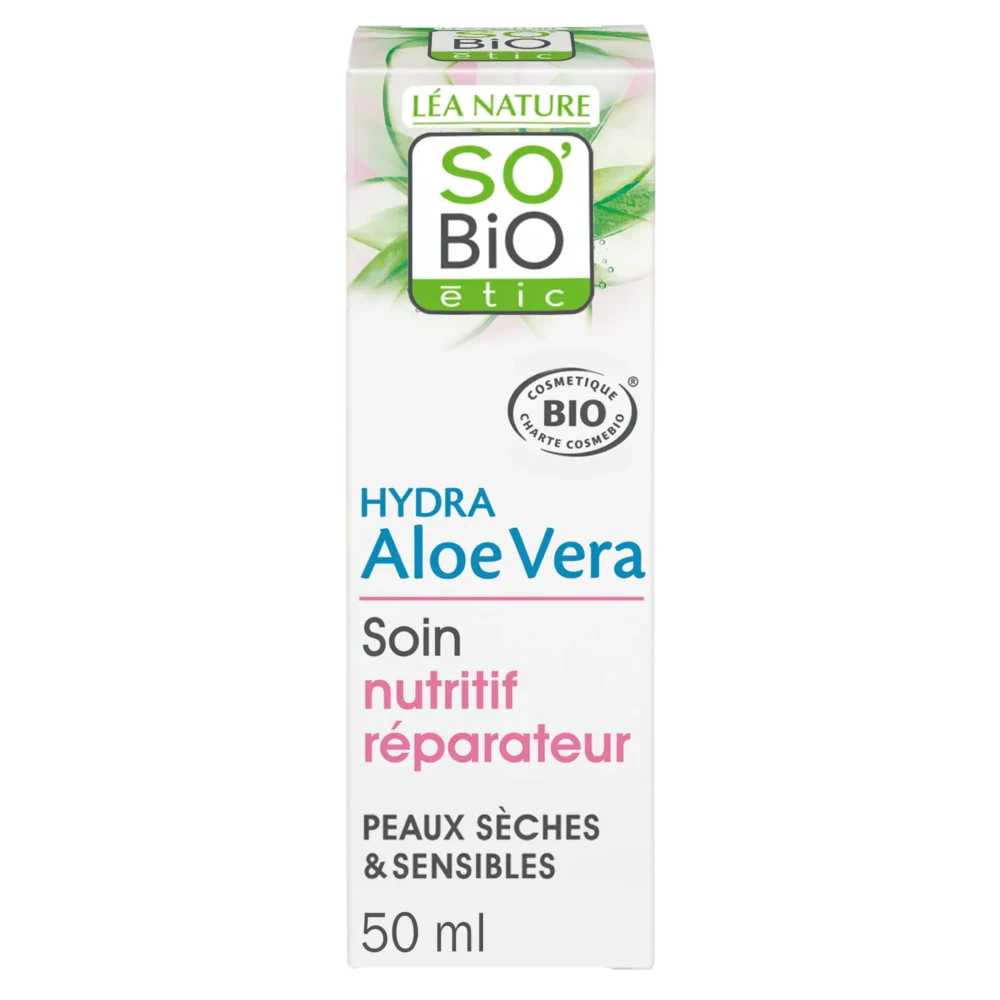 So bio hydra aloe vera soin nutritif réparateur 50ml