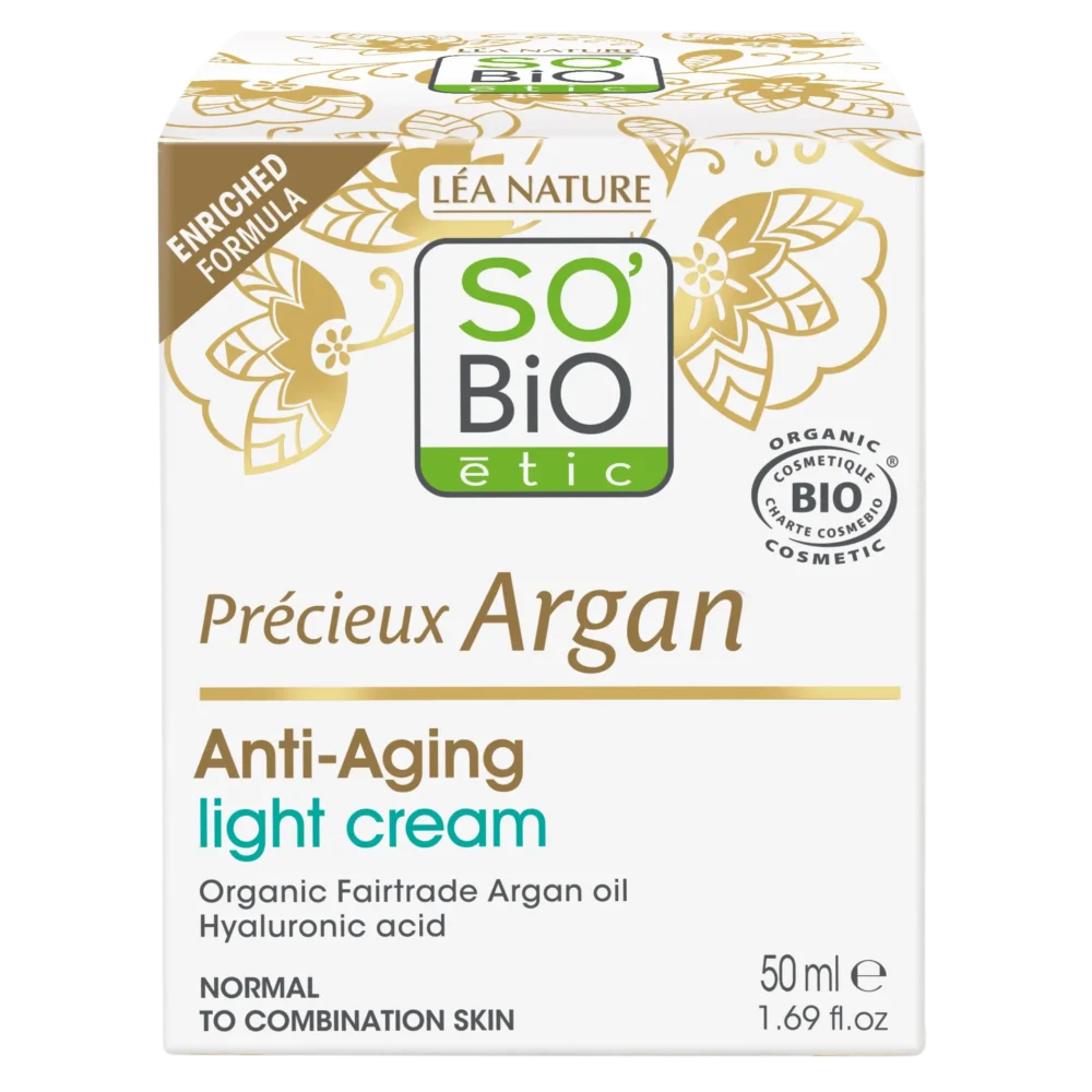 So bio précieux argan soin léger anti-âge nuit bio 50ml