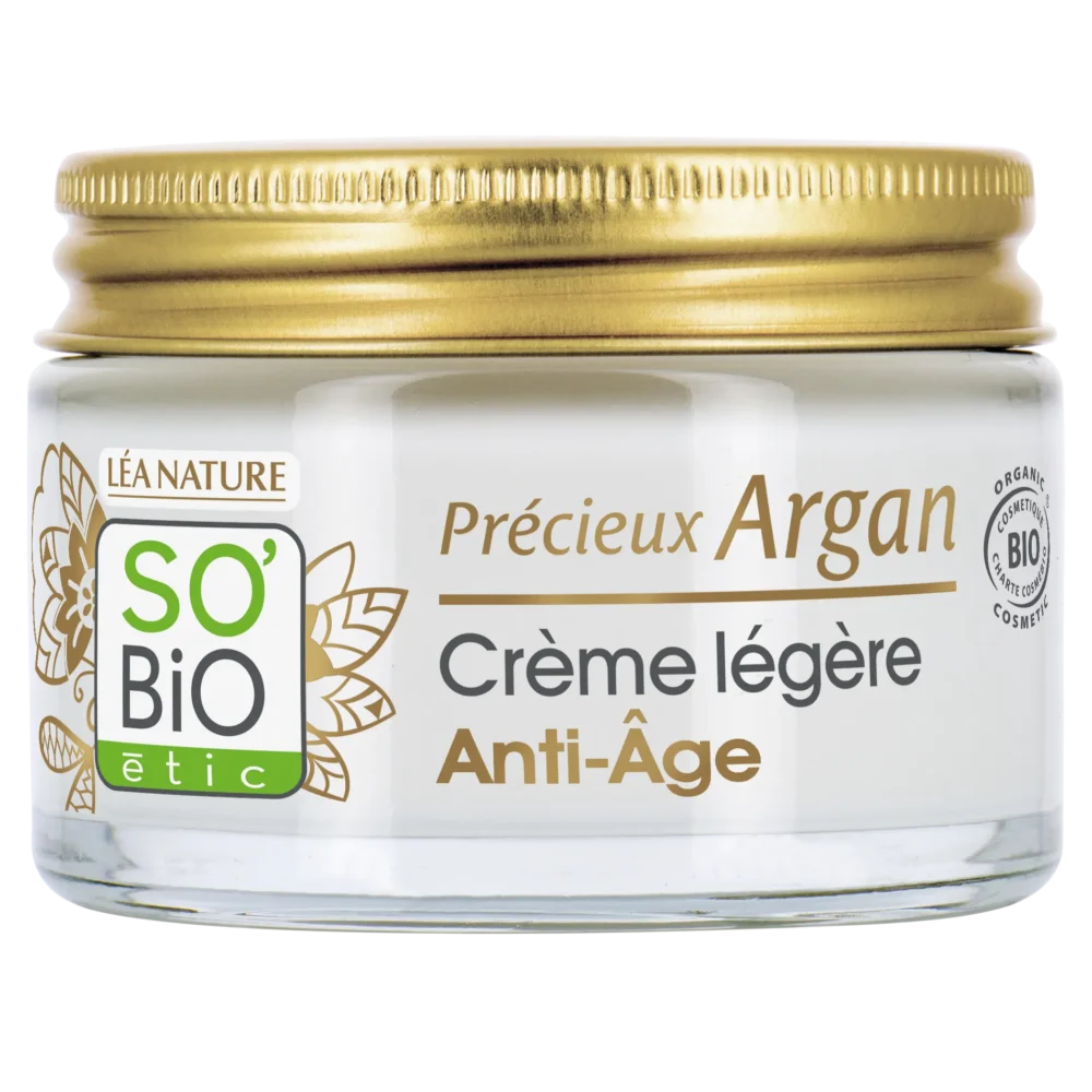 So bio précieux argan soin léger anti-âge nuit bio 50ml