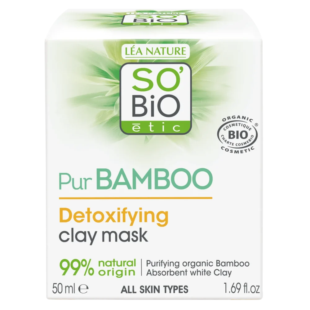 So bio pur bamboo masque argile détoxifiant bio 50ml