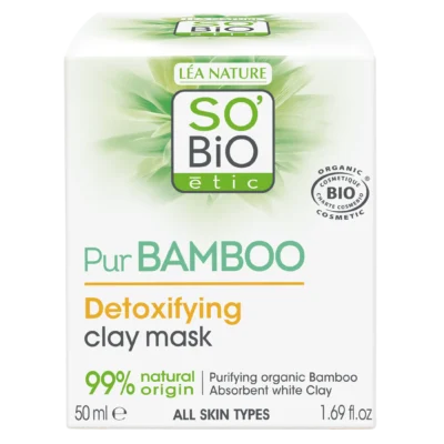 So bio pur bamboo masque argile détoxifiant bio 50ml