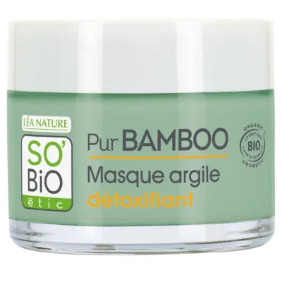 SO BIO Pur Bamboo Masque Argile Détoxifiant Bio 50ml