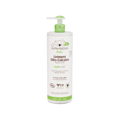 Alphanova Bébé Liniment Oleo Calcaire Bio 400ml