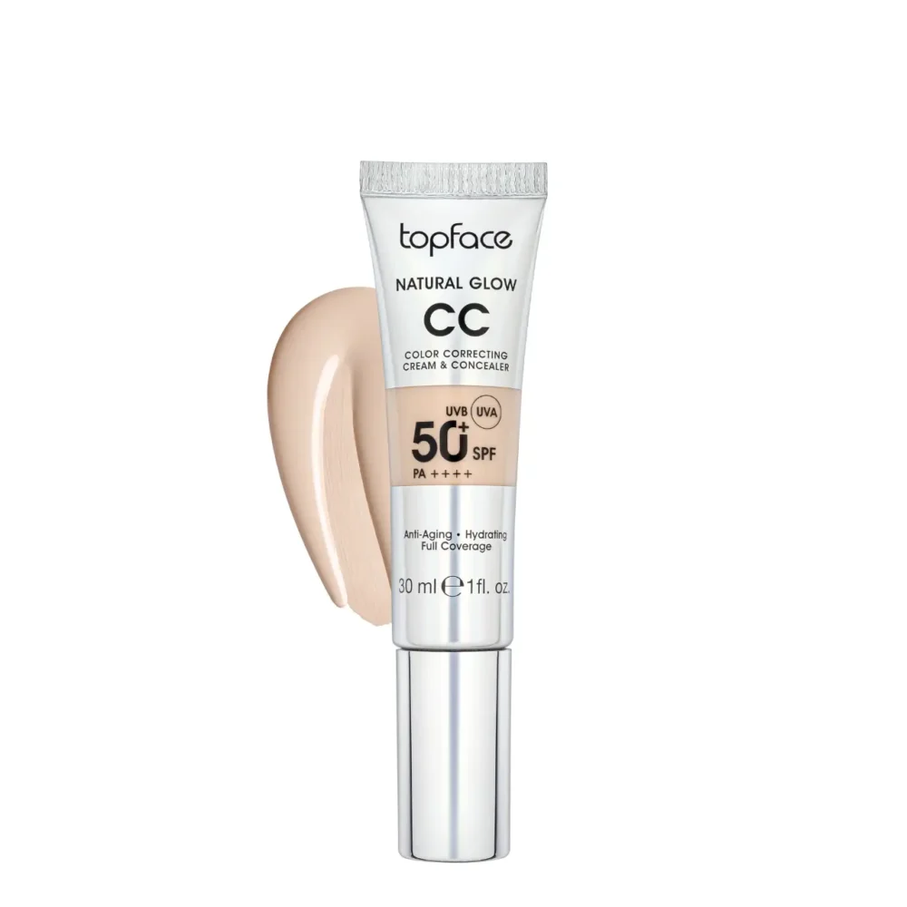 Topface natural glow cc cream et concealer cool beige 001