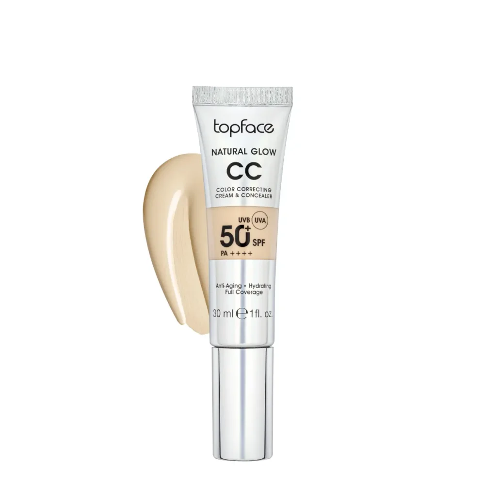 Topface natural glow cc cream et concealer warm beige 002