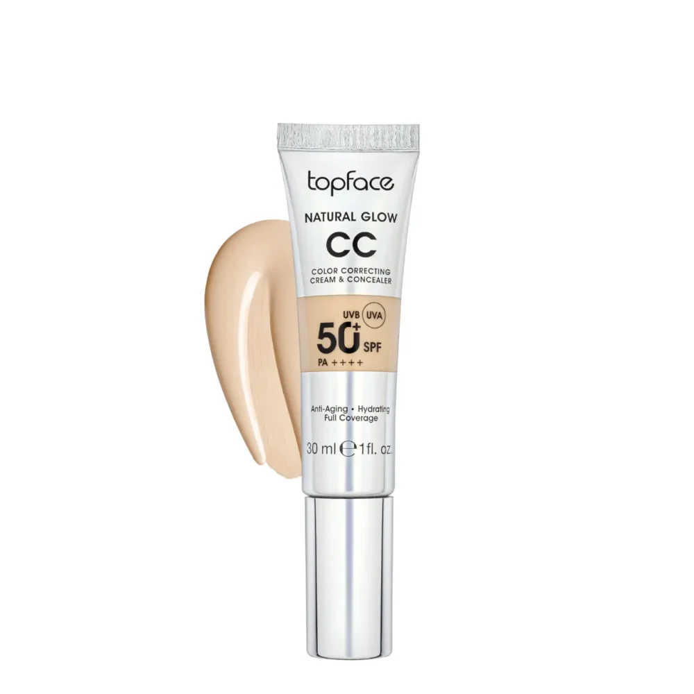 Topface natural glow cc cream et concealer warm linen 003