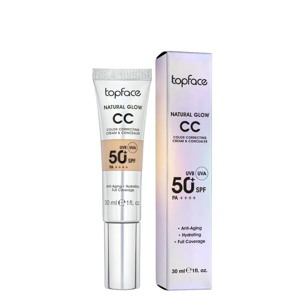 Topface natural glow cc cream et concealer cool linen 004